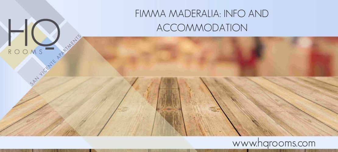 Fimma + Maderalia 2026: Info and accommodation